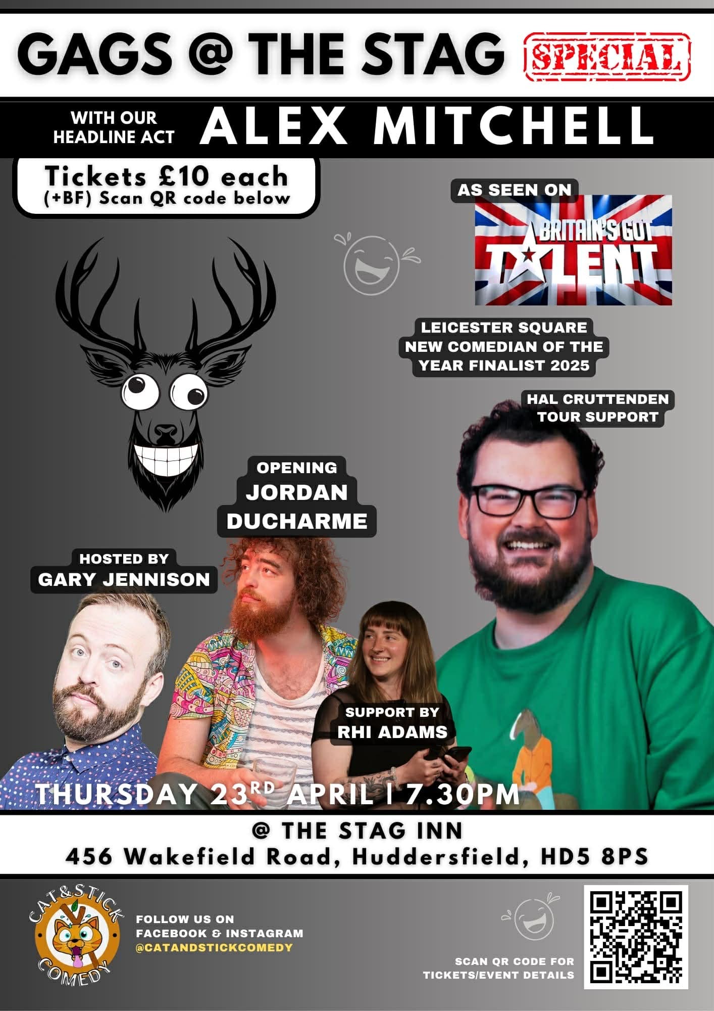 comedy night at the stag